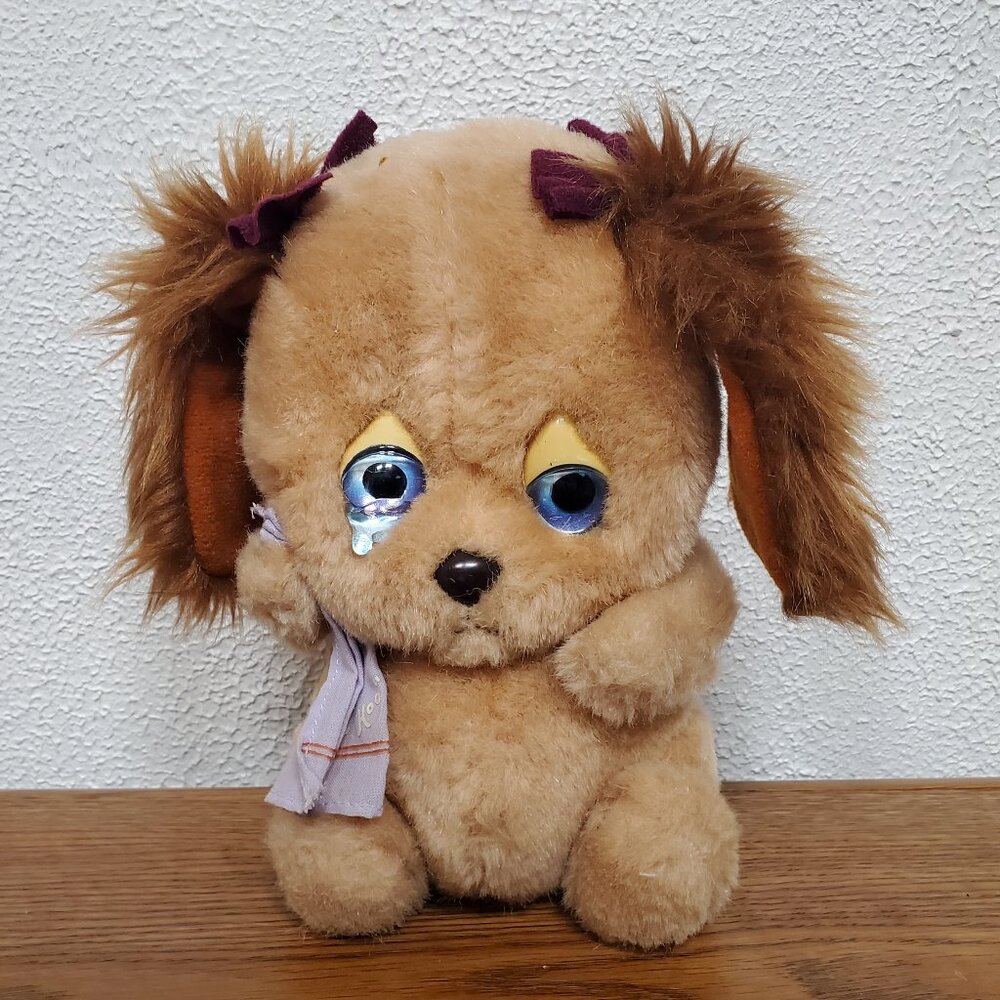 Plush Vintage Emotions Dog Boo Hoo Hoo Puppy Stuffed Animal - Rare - 1983